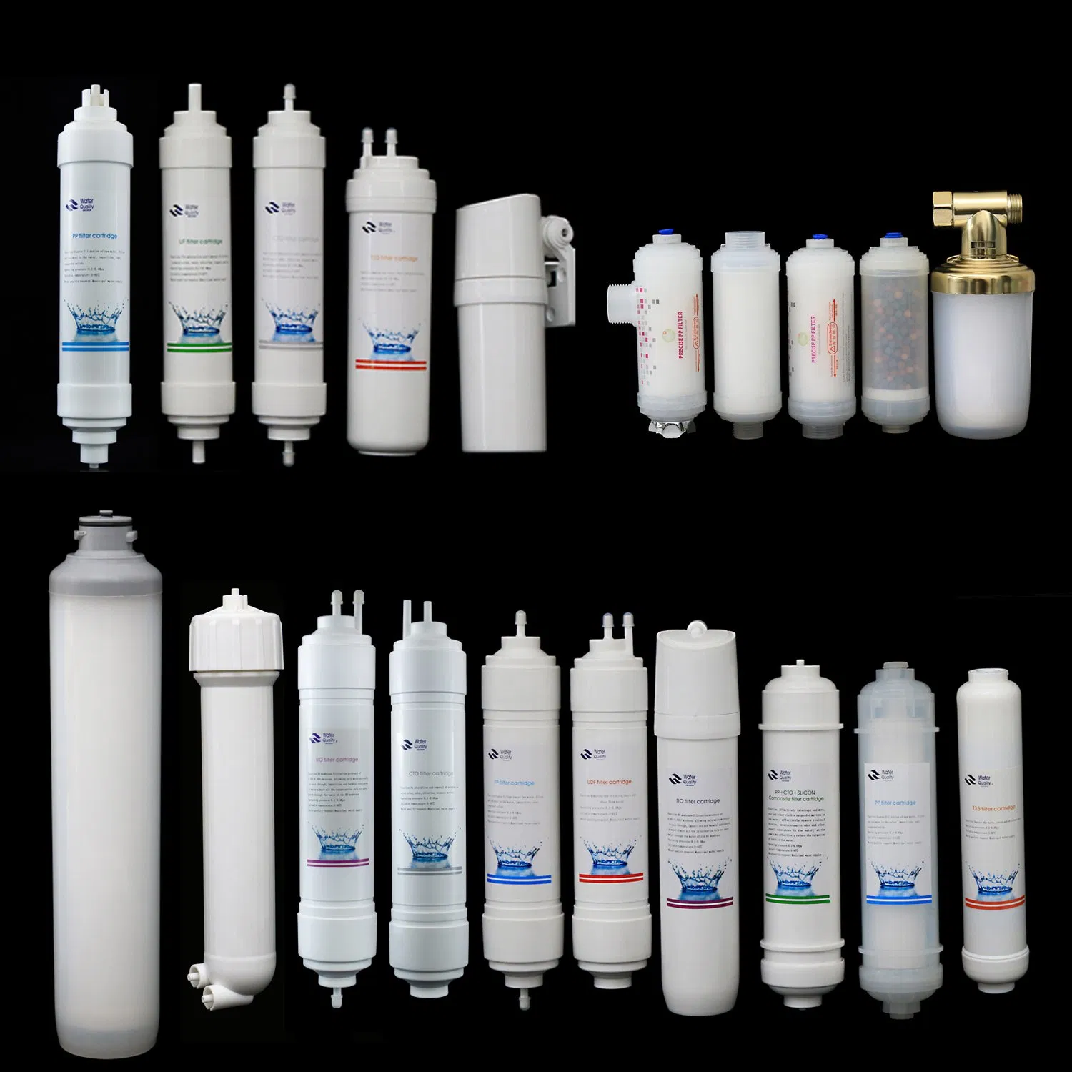 XZH water filter products: cartridges, RO systems, membranes